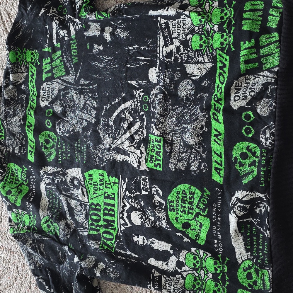 Rob Zombie Statement Hoodie Unisex Large From Hot Topic - Picture 8 of 10
